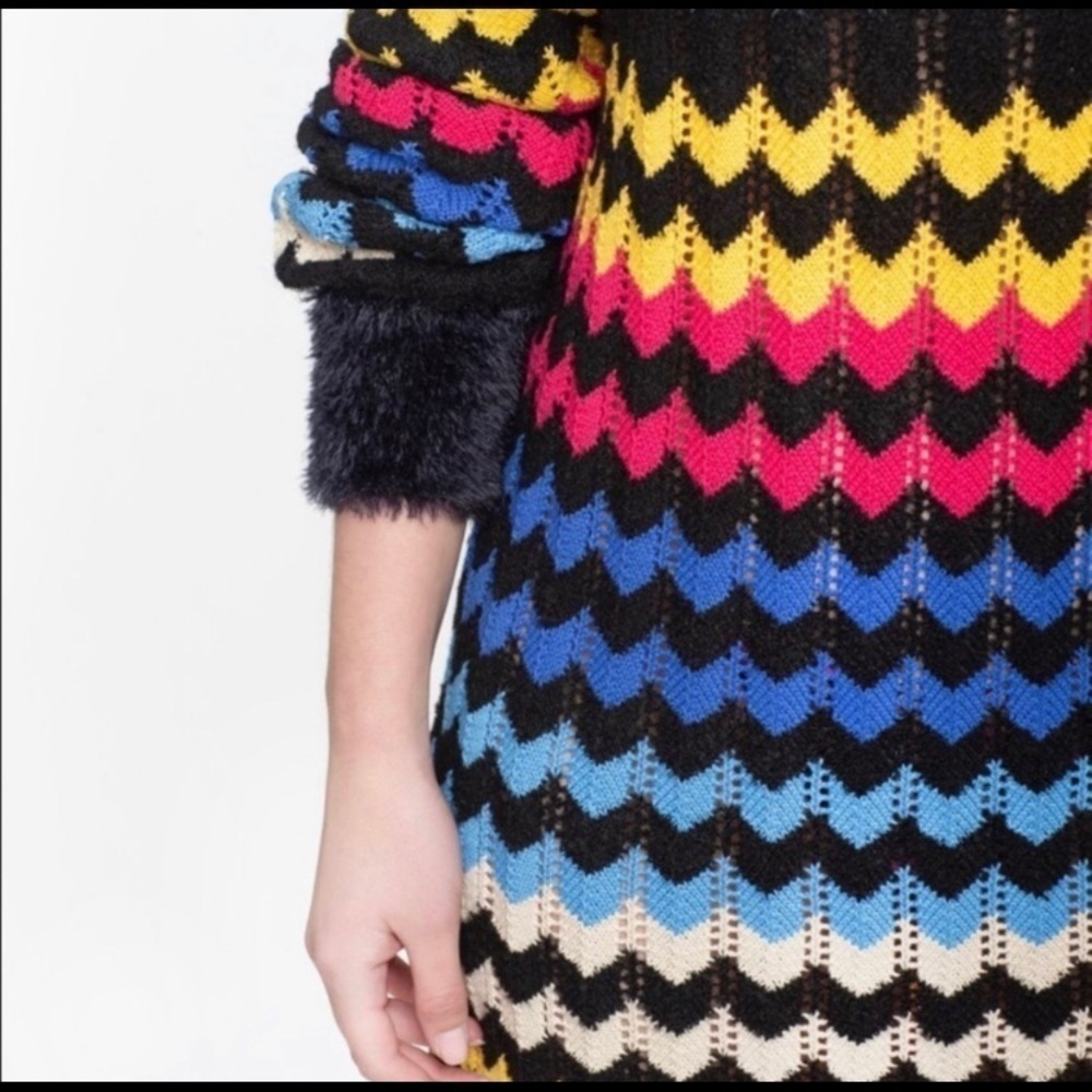FARM RIO CHEVRON ANTHROPOLOGIE DRESS - Picture 2 of 4
